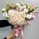 "Tenderness in Pink" &mdash; hydrangea & eustoma flower box